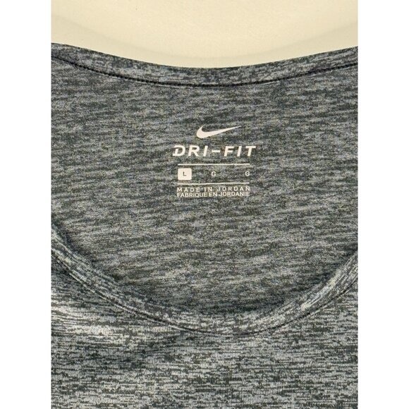 Nike DRI FIT Sleeveless Tank Top Shirt Men’s LARGE Grey Slate - Picture 4 of 6
